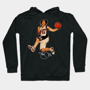 Steve Nash Basketball Legend Signature Vintage Retro 80s 90s Bootleg Rap Style Hoodie